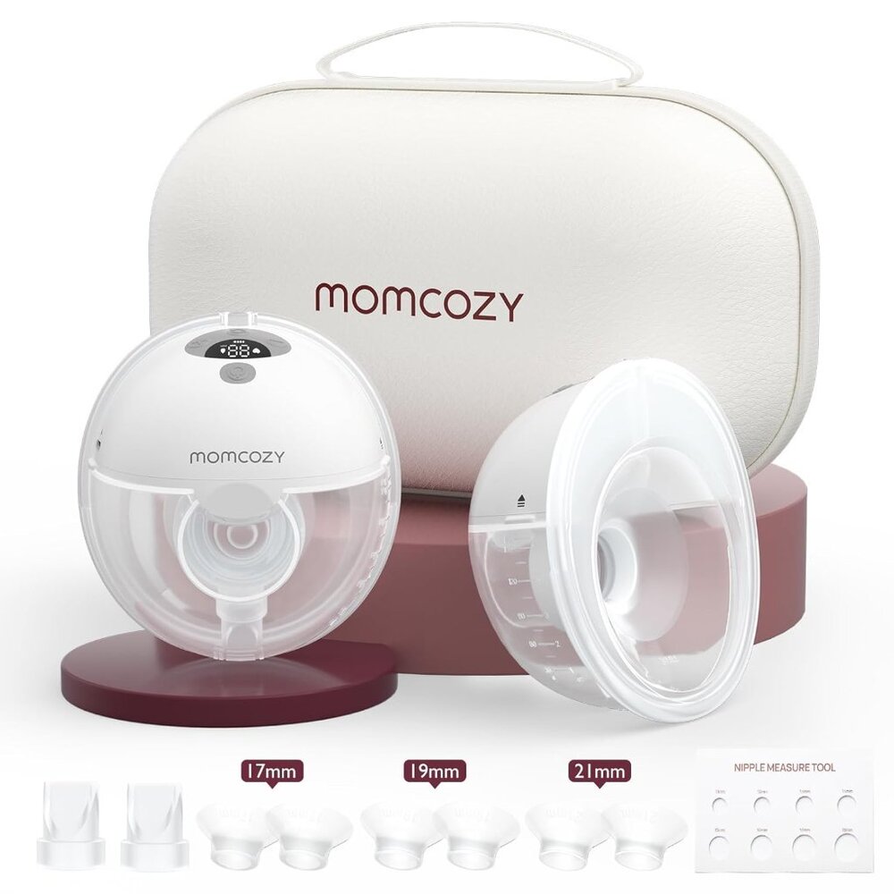 Momcozy White Breast Pump Set